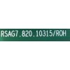 MAIN PARA SMART TV HISENSE ( 3840x2160 ) CON HDR / NUMERO DE PARTE 282449 / RSAG7.820.10315 / 248394 / PANEL HD650YU71-T0L1\GM\CKD3A\ROH / NUMERO DE DISPLAY HV650QUB-F90 / MODELO 65R6E4